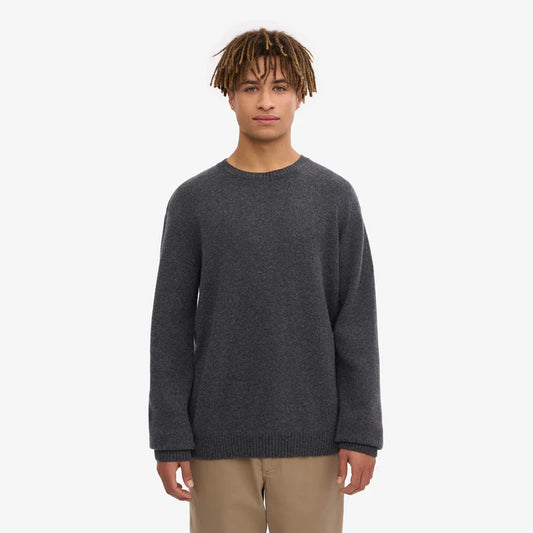 Colorful Standard Merino Wool Crew Knit - Lava Grey