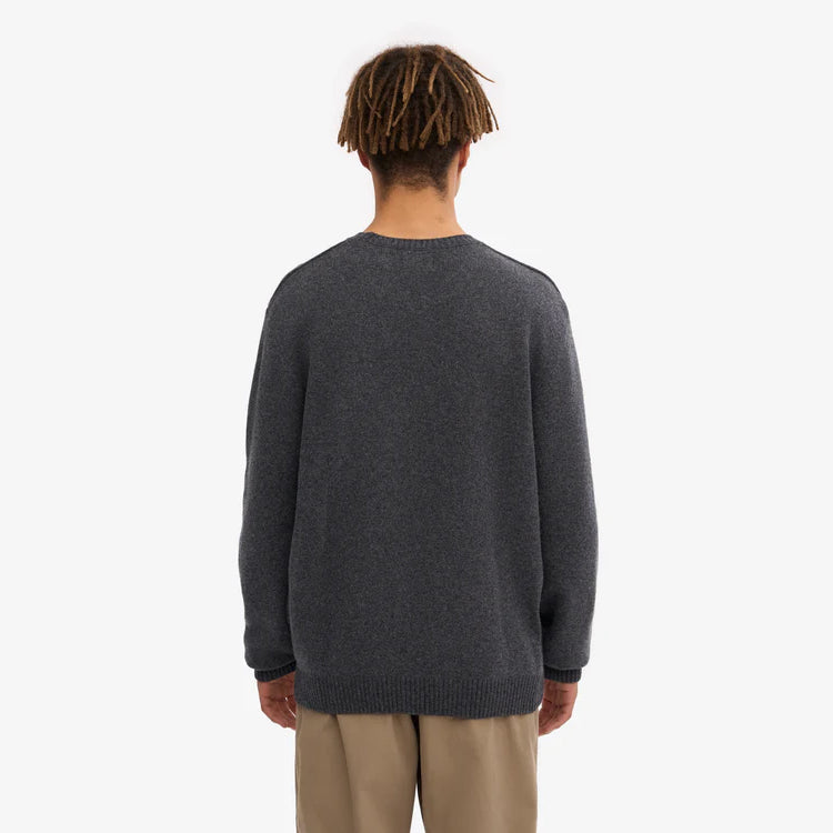 Colorful Standard Merino Wool Crew Knit - Lava Grey