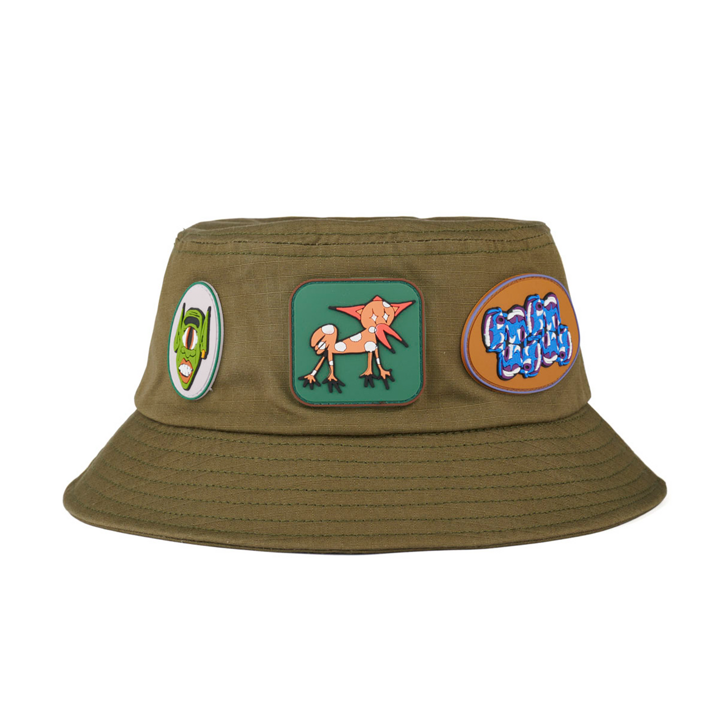 Brain Dead Metal Bucket Hat - Olive