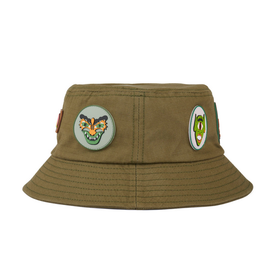 Brain Dead Metal Bucket Hat - Olive
