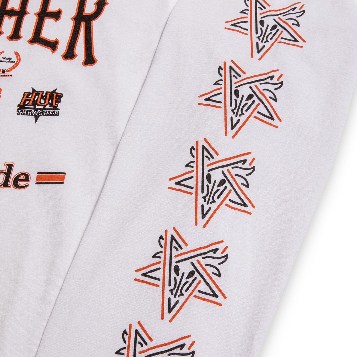 HUF x Thrasher Monteray LS T-Shirt - White