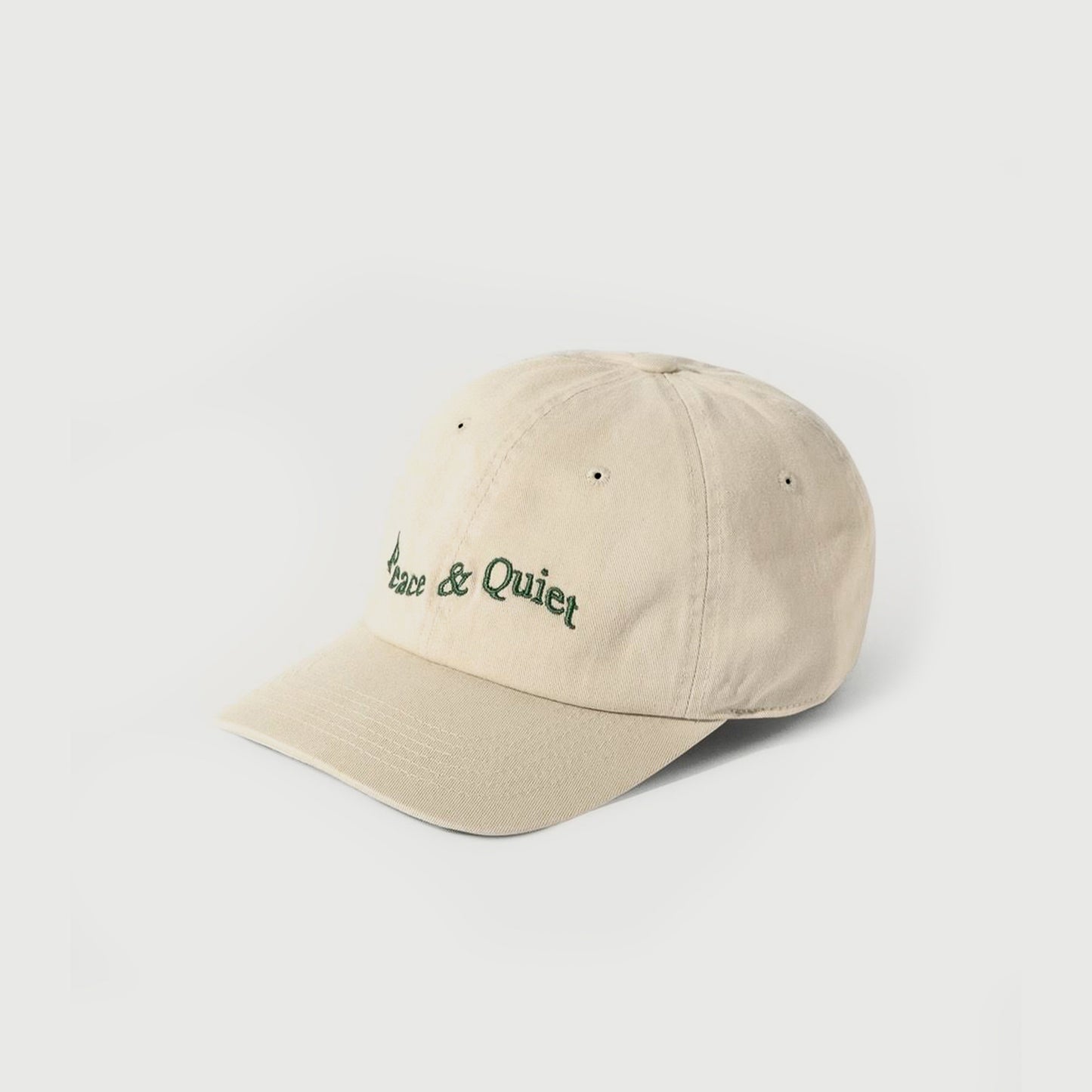 Museum of Peace & Quiet Wordmark Dad Hat - Bone