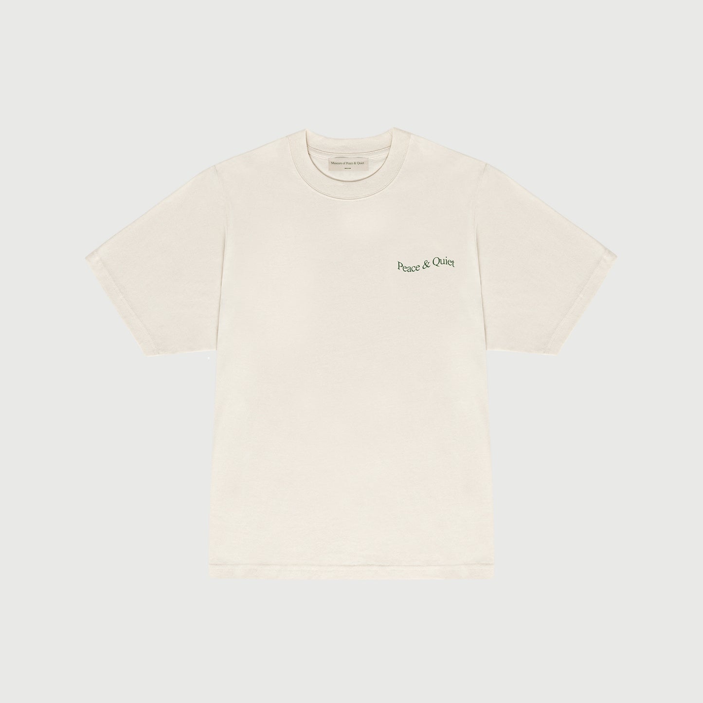 Museum of Peace & Quiet Wordmark Tee - Bone