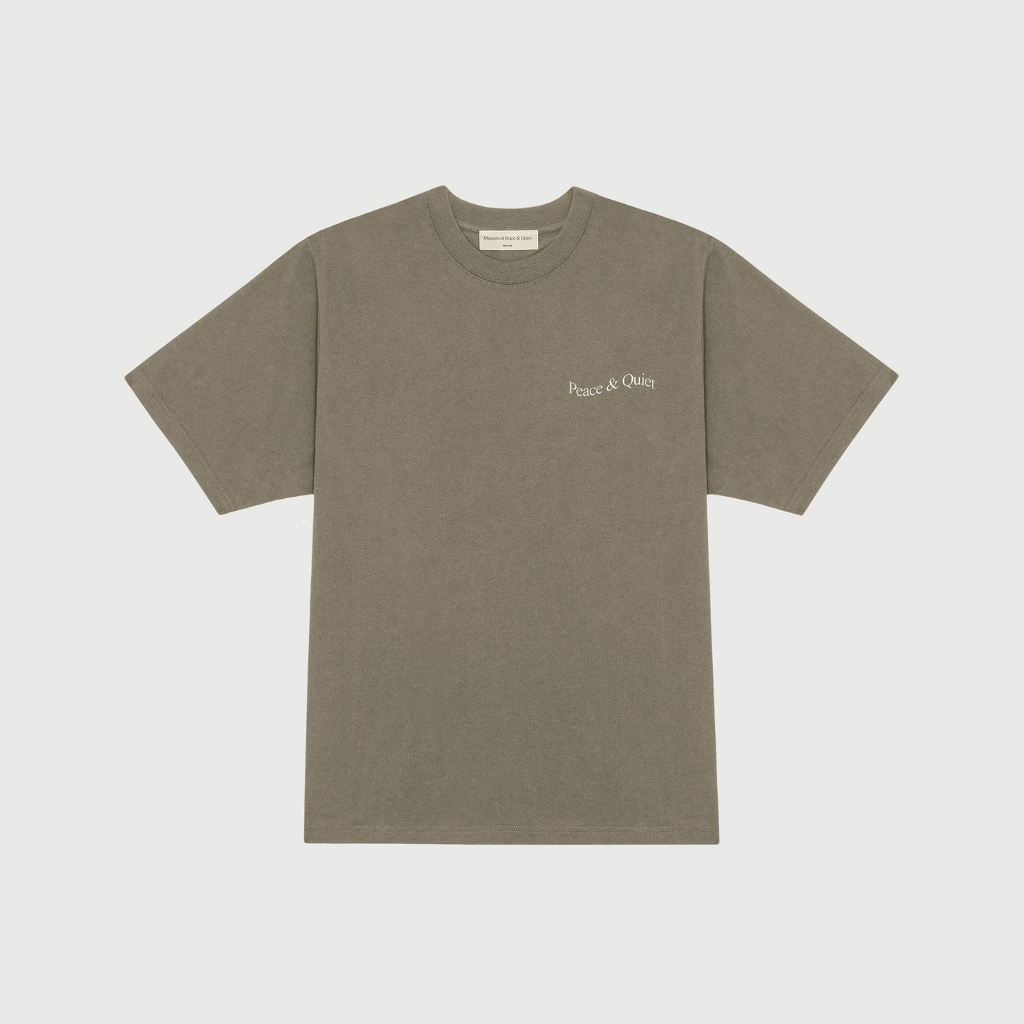 Museum of Peace & Quiet Wordmark Tee - Clay