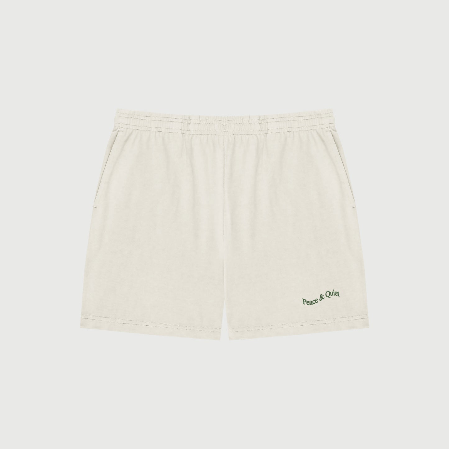 Museum of Peace & Quiet Wordmark Sweatshorts - Bone