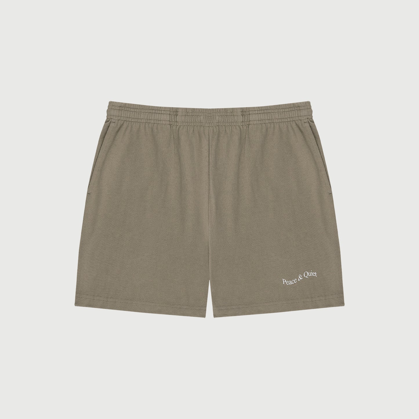 Museum of Peace & Quiet Wordmark Sweatshorts - Clay