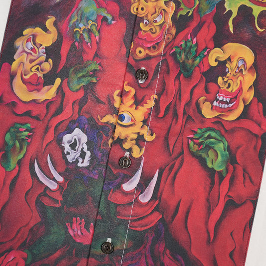 Brain Dead Mythic Star Oxford Shirt - White