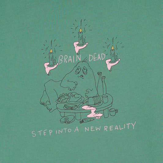 Brain Dead New Reality T-Shirt - Green