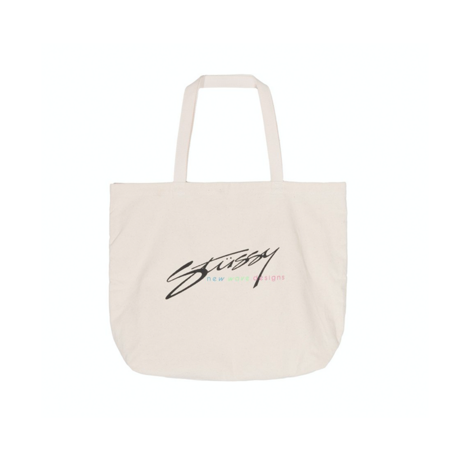 Stüssy New Wave Designs Tote Bag - Natural
