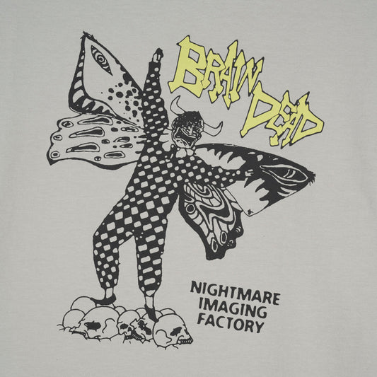 Brain Dead Nightmare Factory Tee - Cement