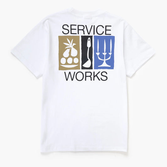 Service Works Nouirish Pocket Tee - White