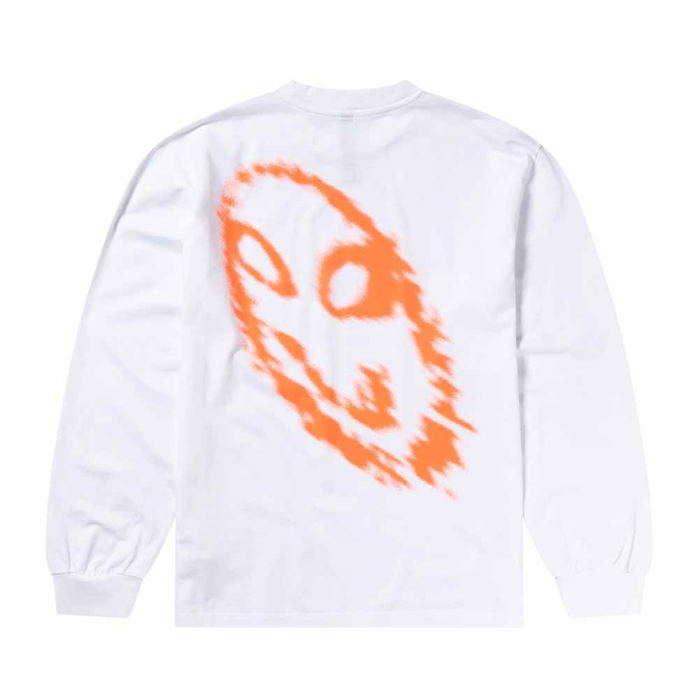 No Problemo Smile Away LS Tee - White