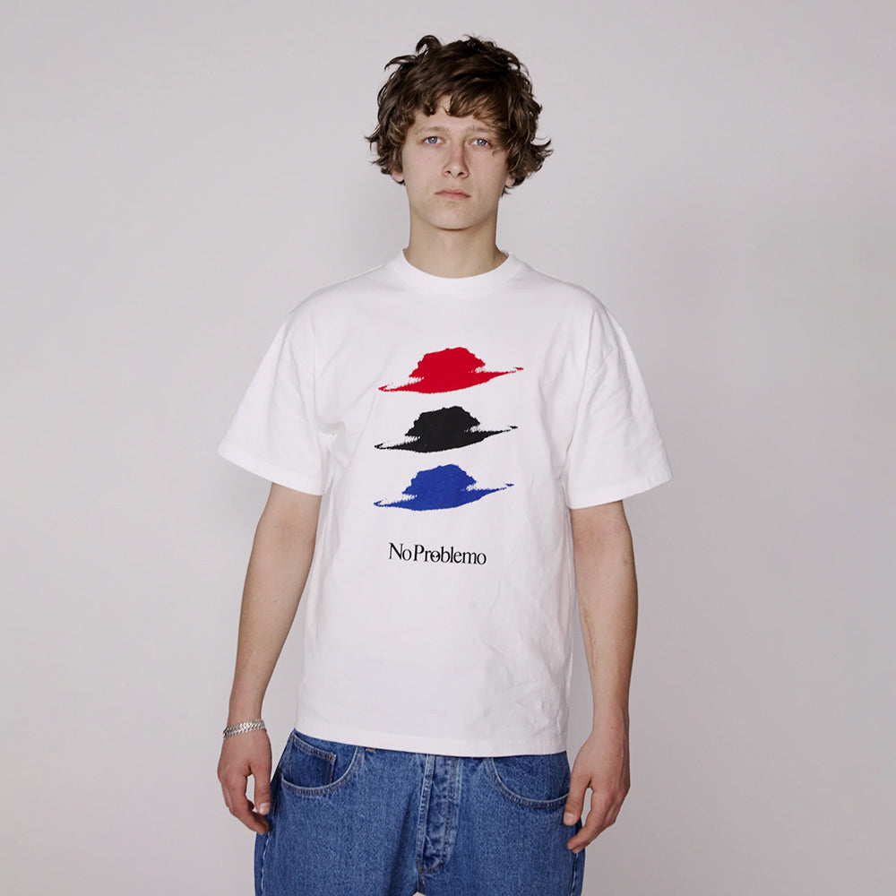 No Problemo Wiley Ufo SS Tee - White