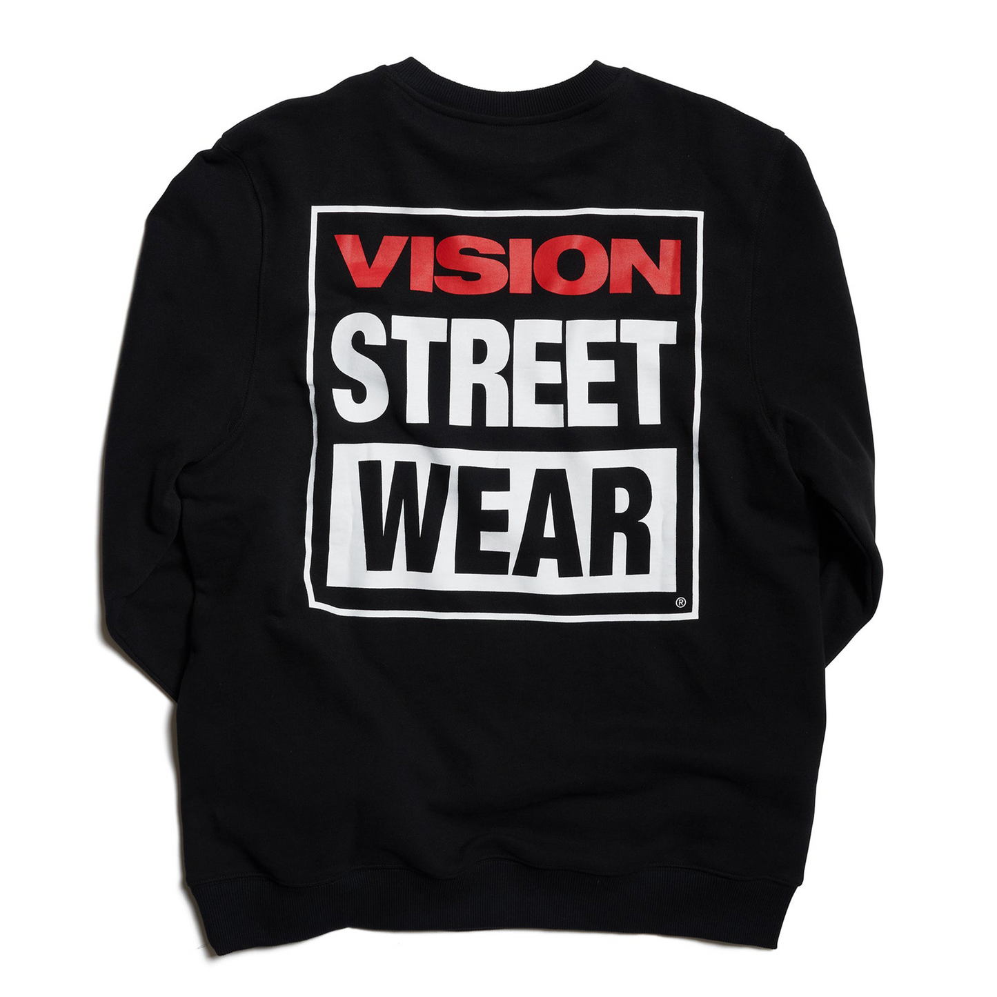 Vision Streetwear OG Box Logo Crew - Black