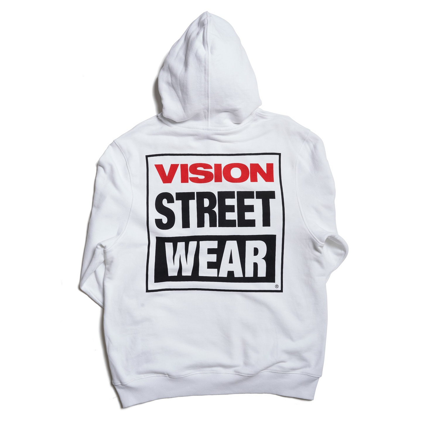 Vision Streetwear OG Box Logo Hoodie - White