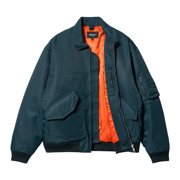 Carhartt WIP Olten Bomber - Duck Blue Tumeric