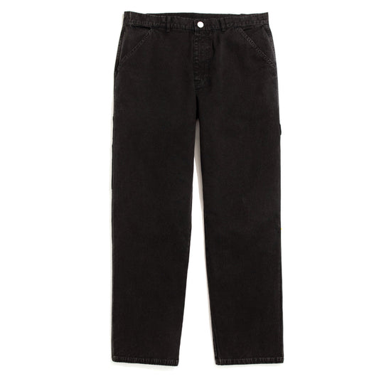 Awake NY Washed Cotton Work Pant - Black