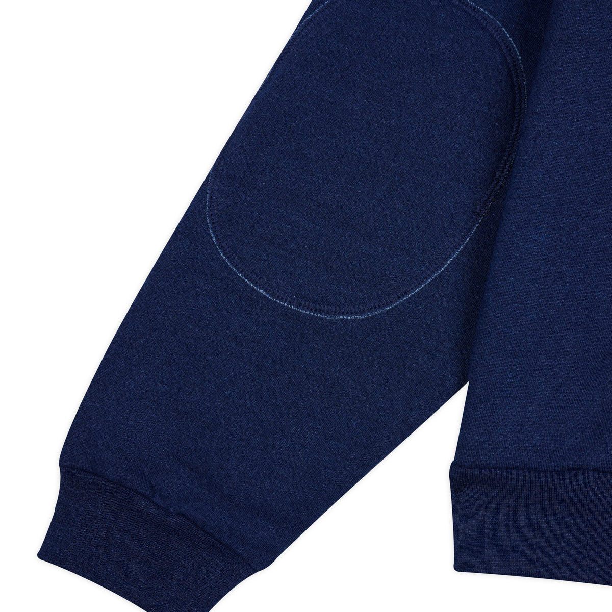 Brain Dead Padded Elbow Zip Up Hoodie - Indigo