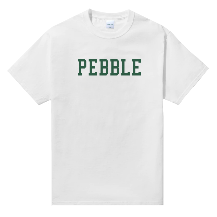 Quiet Golf Pebble T-Shirt - White