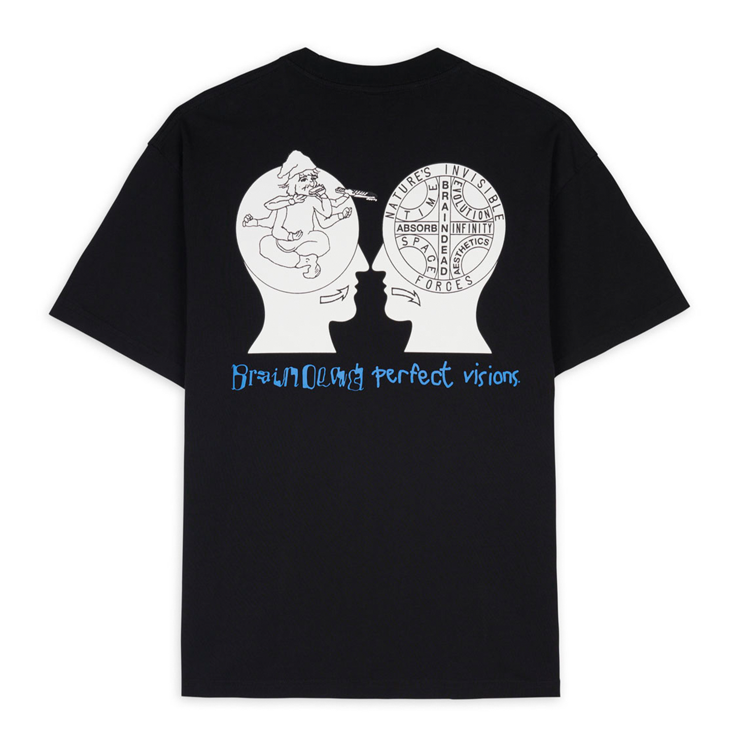 Brain Dead Perfect Visions T-Shirt - Black