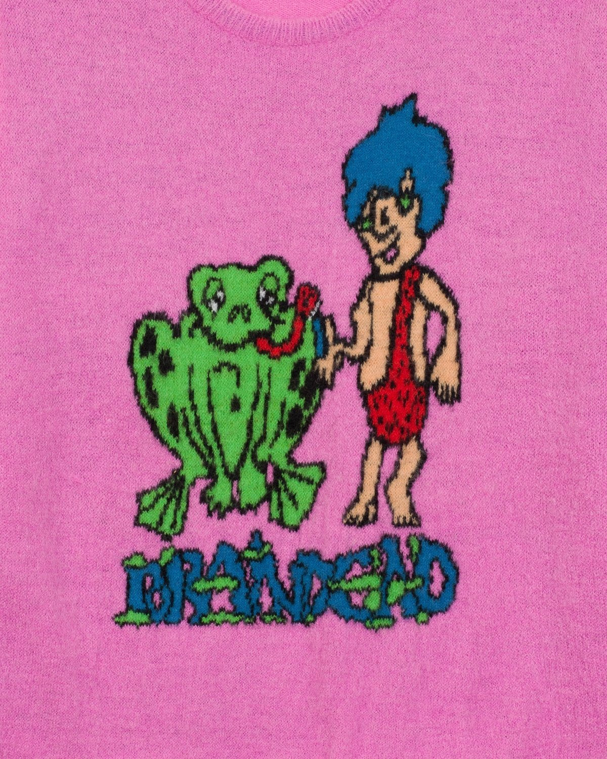 Brain Dead Buddies Sweatshirt - Fuschia