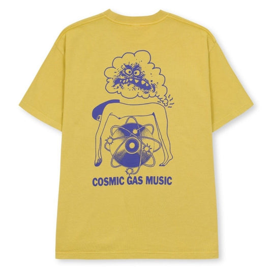 Brain Dead Cosmic Gas T-Shirt - Gold