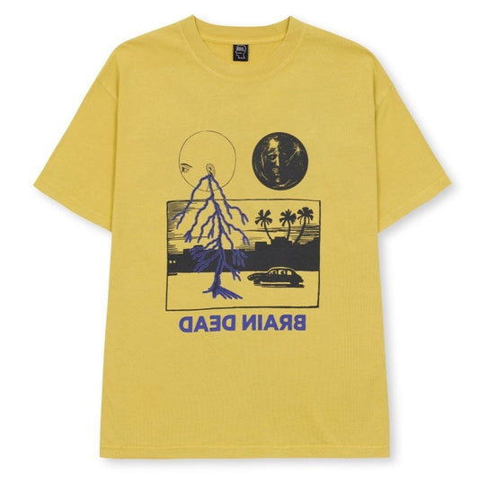Brain Dead Cosmic Gas T-Shirt - Gold