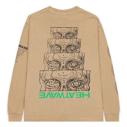 Brain Dead Heatwave LS T-Shirt - Tan Black