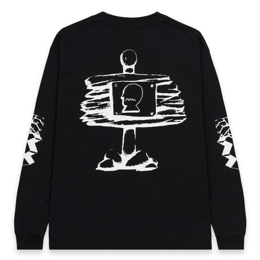 Brain Dead Trailhead LS T-Shirt - Washed Black
