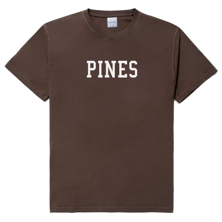 Quiet Golf Pines T-Shirt - Brown