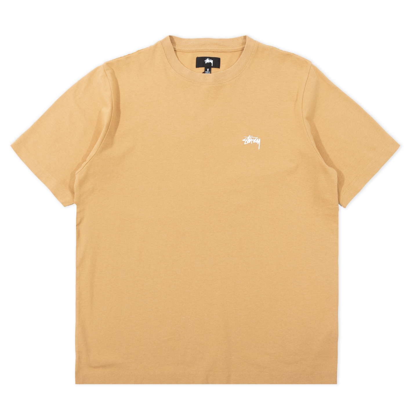 Stüssy Overdyed Stock Logo T-Shirt - Tan