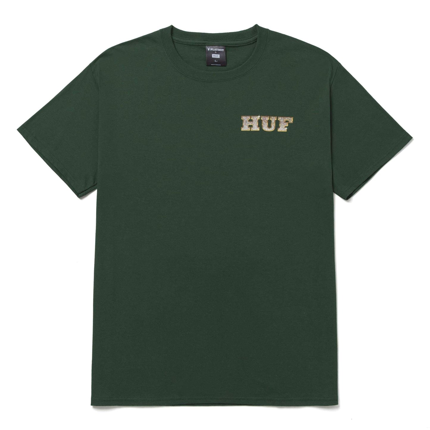 HUF x Playboy VVS Logo T-Shirt - Forest Green
