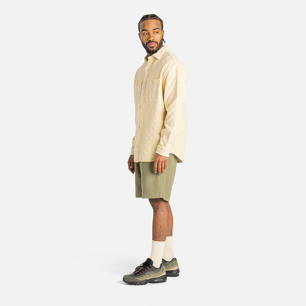 General Admission Pleated Shorts - Olive