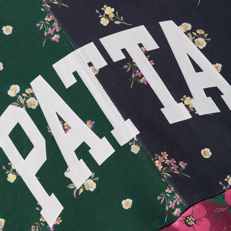 Patta Floral Patchwork Hooded Knit - Multi