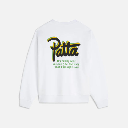 Patta Block Party Crewneck - White