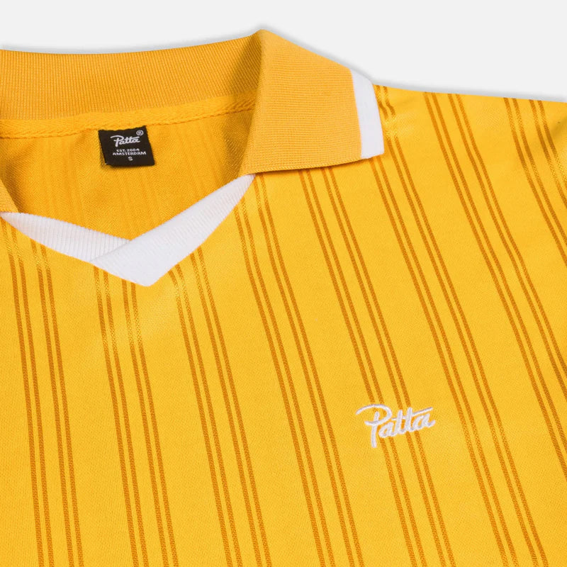 Patta Jacquard Striped LS - Golden Rod