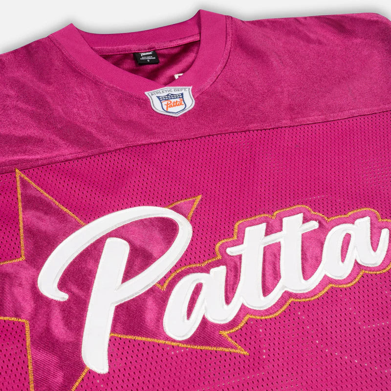 Patta All Star Football Jersey - Fuchia Red