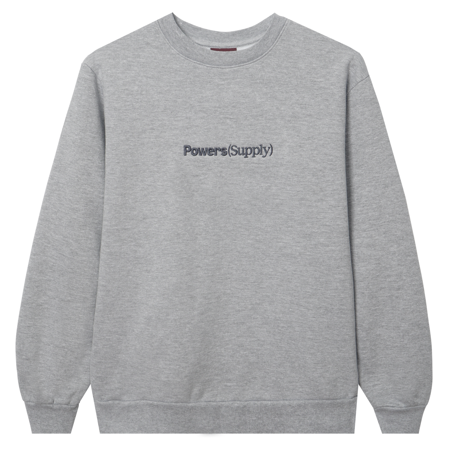 Powers (Supply) New Logo Crew Sweatshirt - Heather Grey