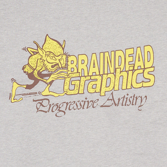 Brain Dead Progressive Artistry Crew - Heather Grey
