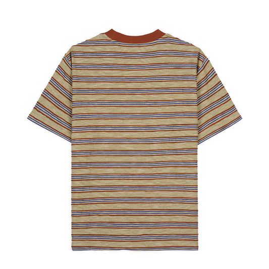 Brain Dead Pudu Stripe SS Tee - Natural