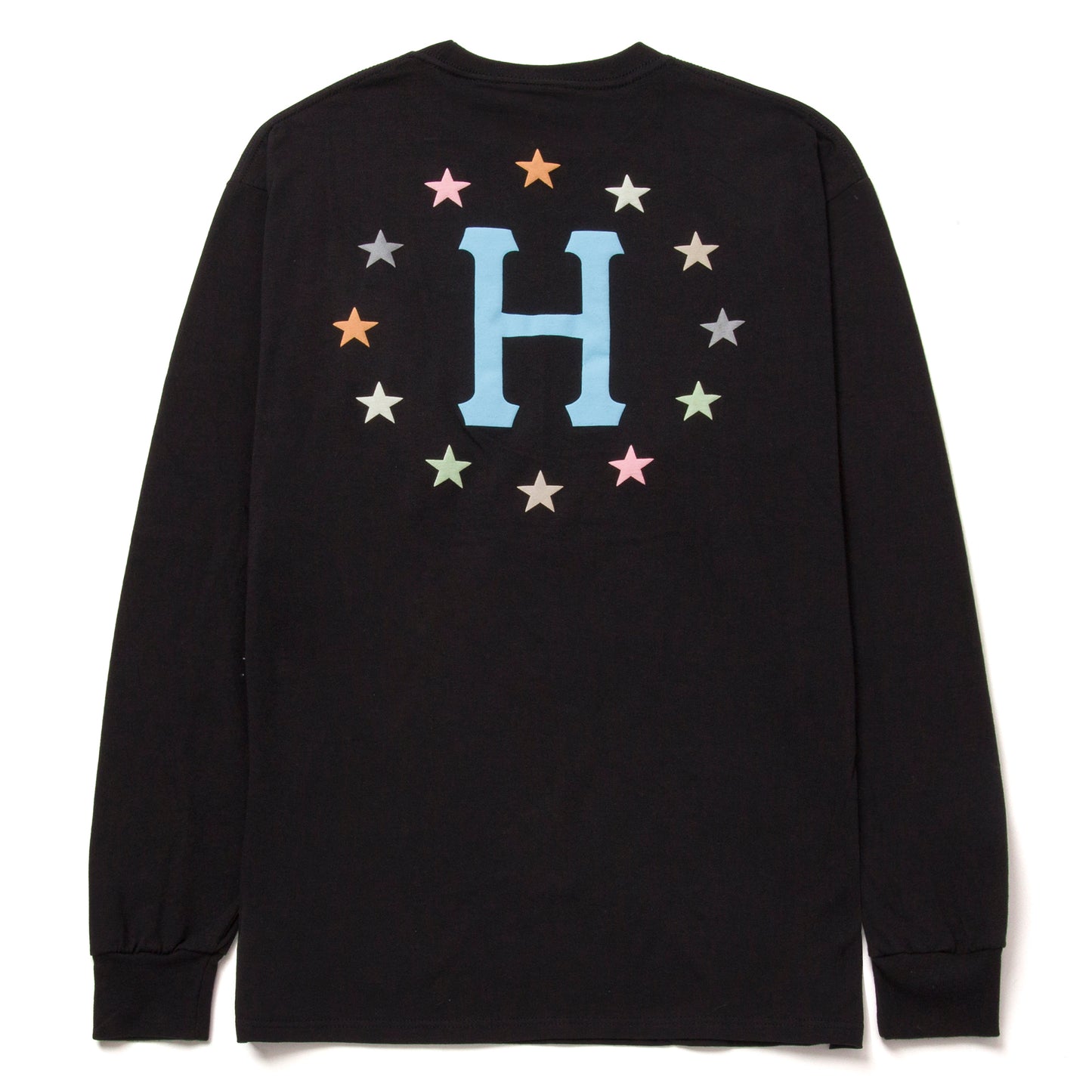 HUF Puff Galaxies LS T-Shirt - Black