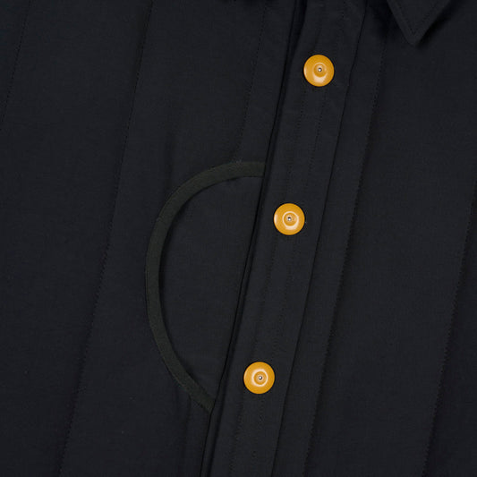 Brain Dead Puffer Button Up Shirt - Navy