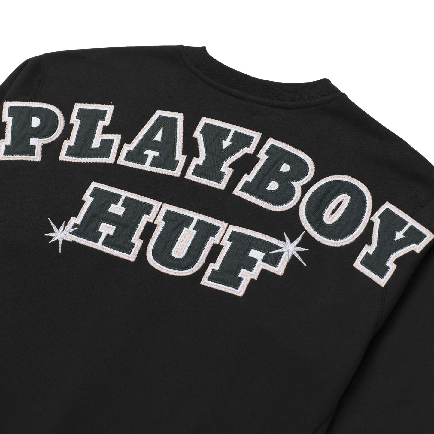 HUF x Playboy Rabbit Head Crew Sweatshirt - Black