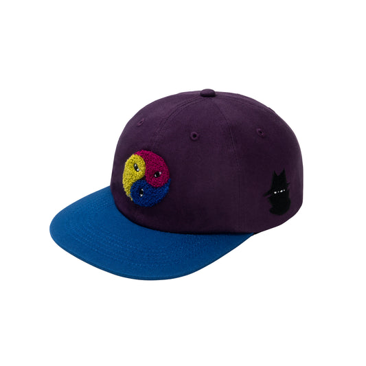 Real Bad Man 3 Way 6 Panel Cap - Purple Blue