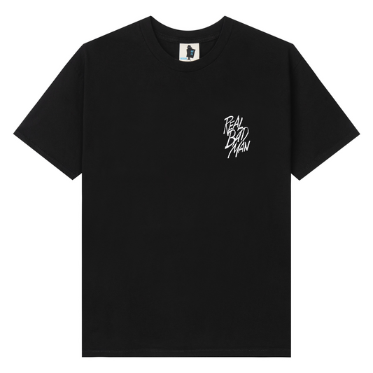 Real Bad Man Smoke Screen T-Shirt - Black
