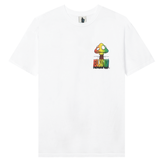 Real Bad Man Shroomer T-Shirt - White