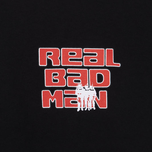 Real Bad Man Warning T-Shirt - Black