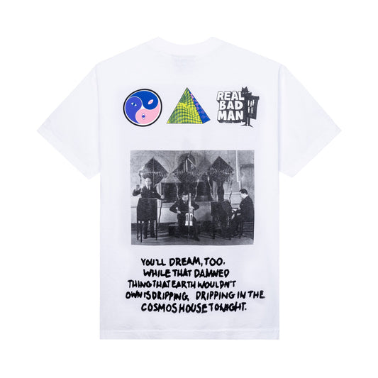 Real Bad Man Spiritual Bass T-Shirt - White