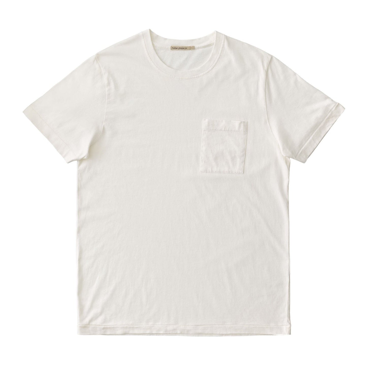 Nudie Jeans Co. Roy One Pocket T-Shirt - Off White