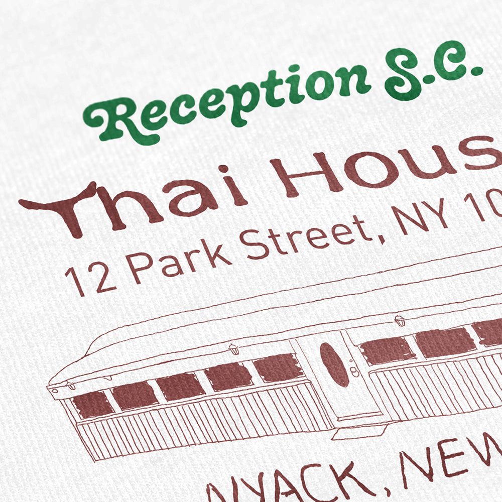 Reception S.C. LS Thai House T-Shirt - White